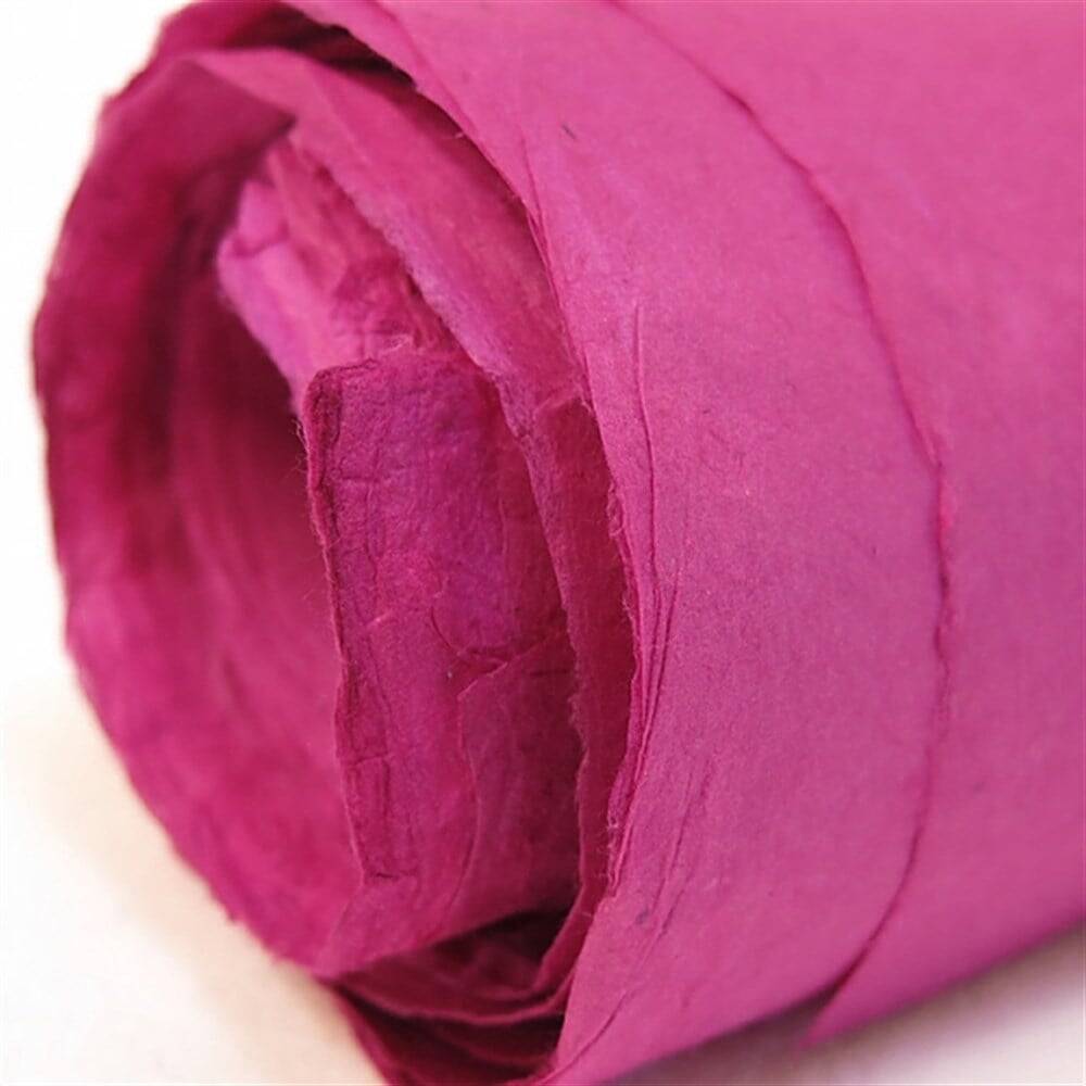 Khadi Nepal Lokta Paper Fuchsia 30 gsm 50x75 cm