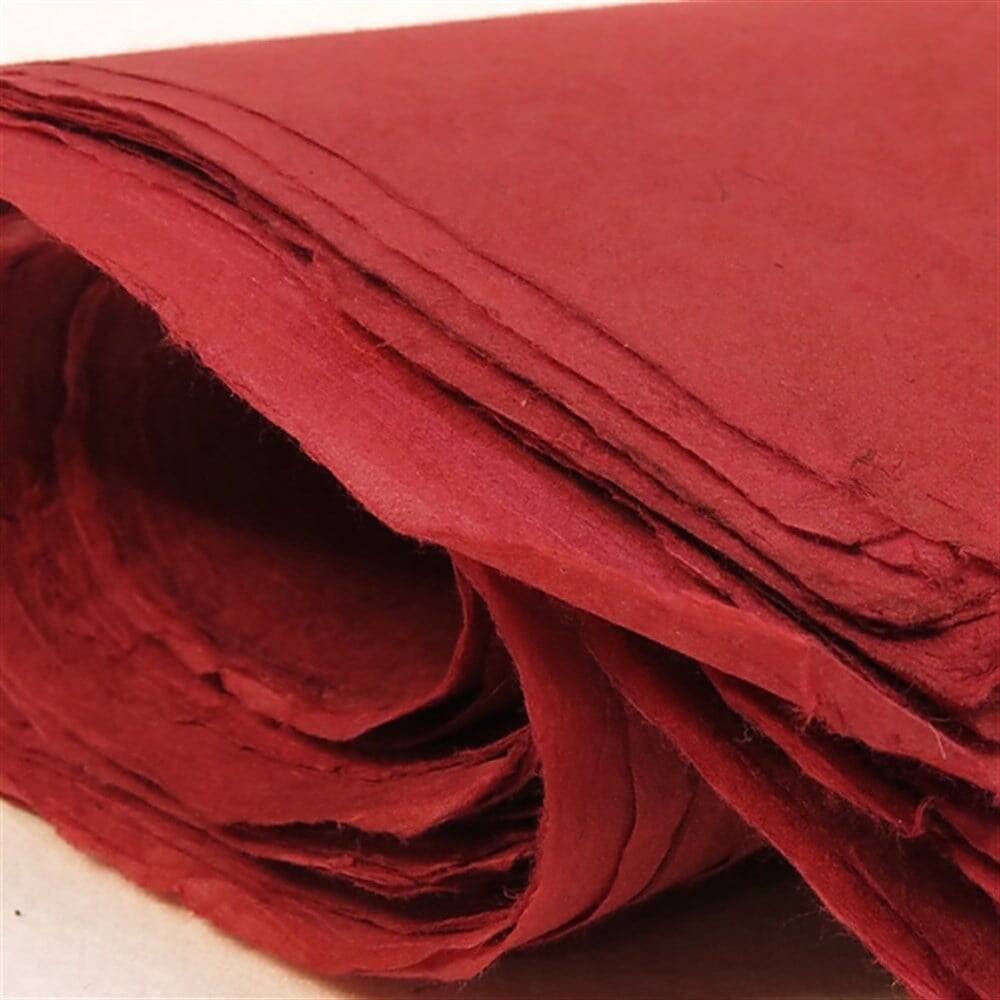 Khadi Nepal Lokta Paper Rose 30 gsm 50x75 cm