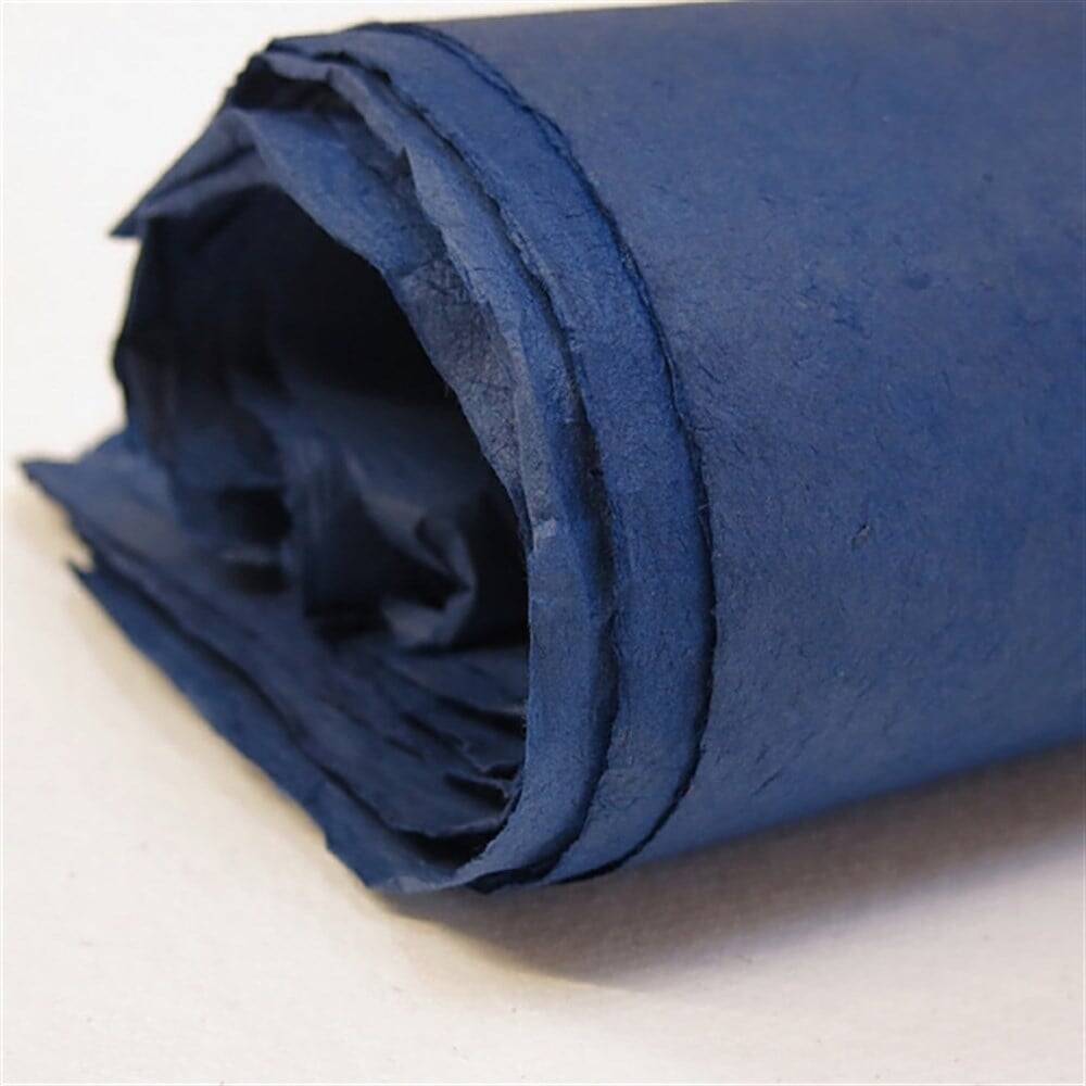 Khadi Nepal Lokta Kağıdı Mavi 30 gsm 50x75 cm