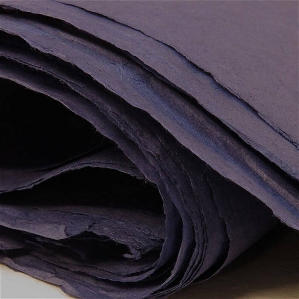 Khadi Nepal Lokta Kağıdı Mürdüm 30 gsm 50x75 cm