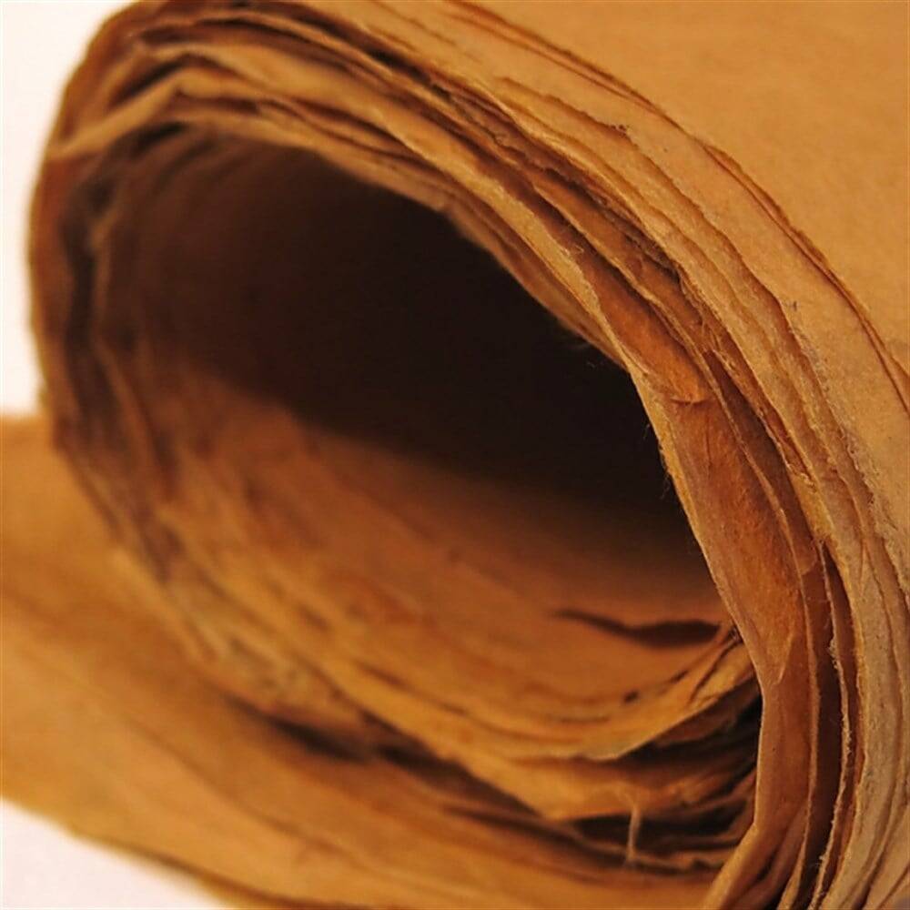 Khadi Nepal Lokta Kağıdı Safran 30 gsm 50x75 cm