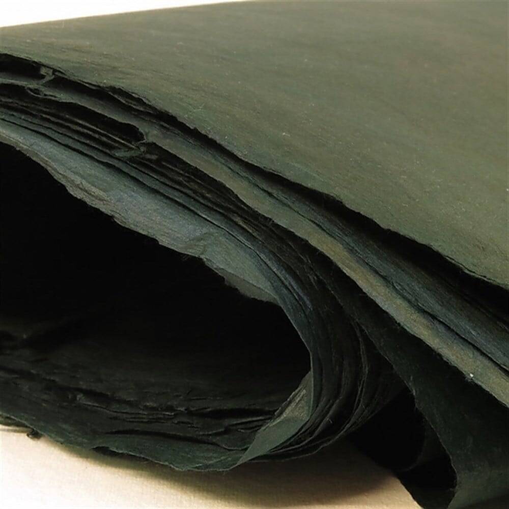 Khadi Nepal Lokta Kağıdı Yeşil 30 gsm 50x75 cm