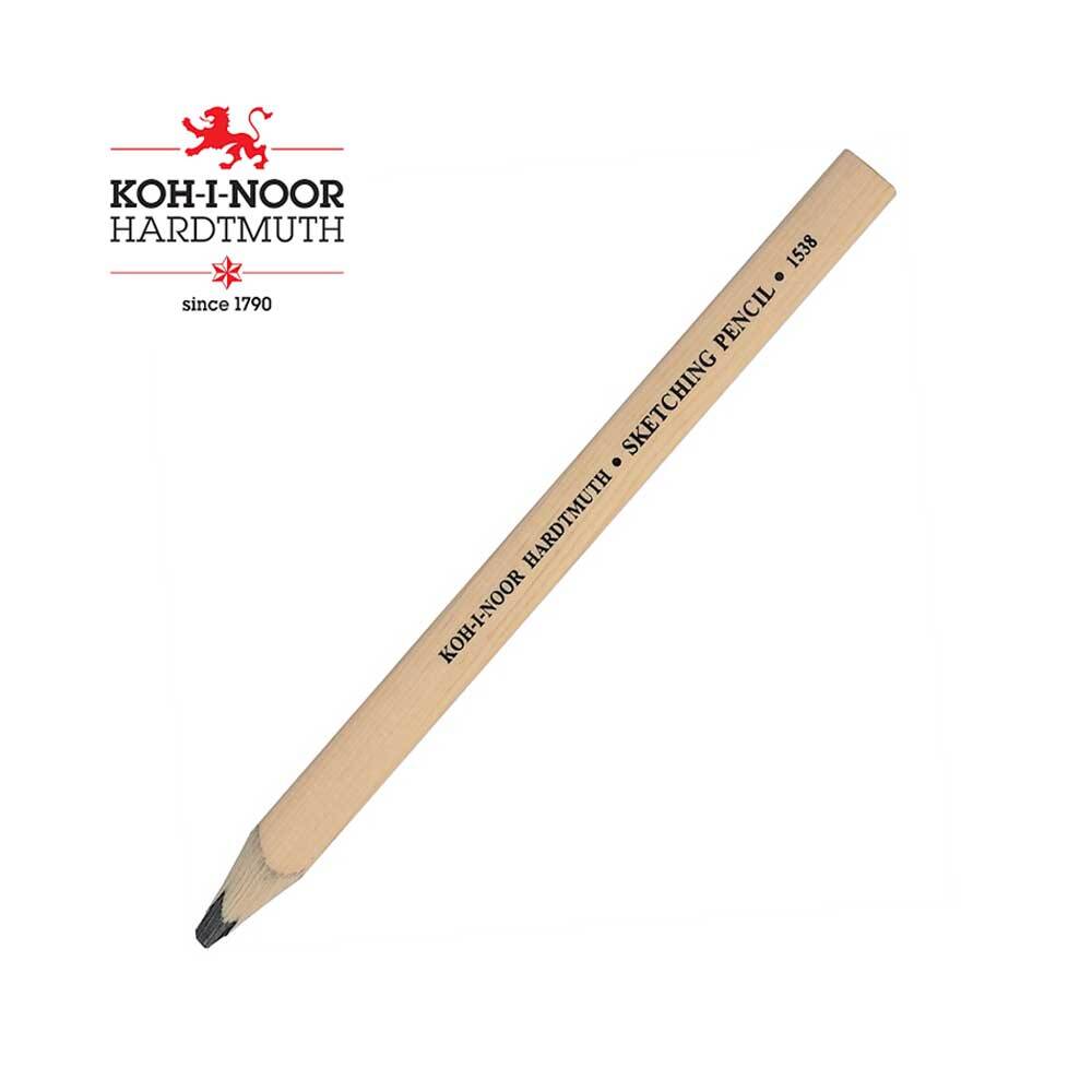 Koh-i Noor Carpenter Pencil Short 1538 N 2B