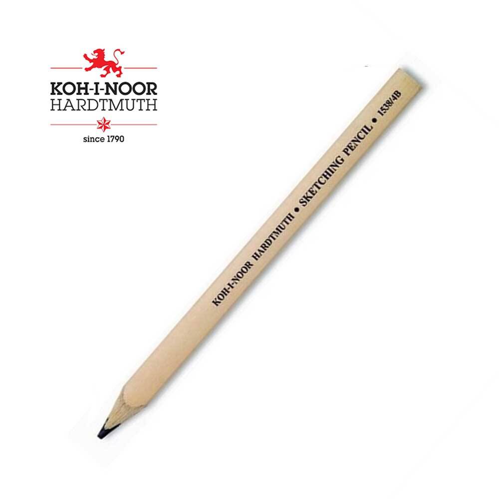 Koh-i Noor Carpenter Pencil Short 1538 N 4B
