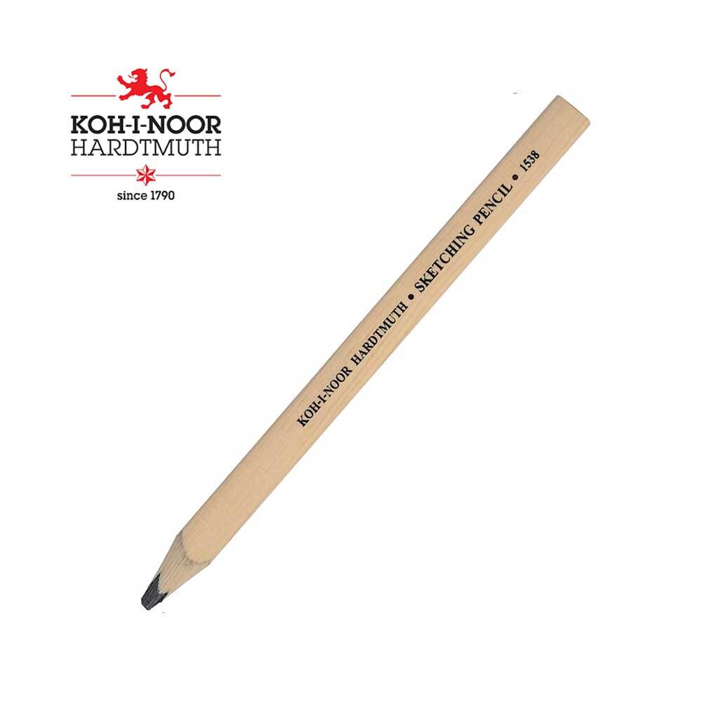 Koh-i Noor Carpenter Pencil Short 1538 N 6B