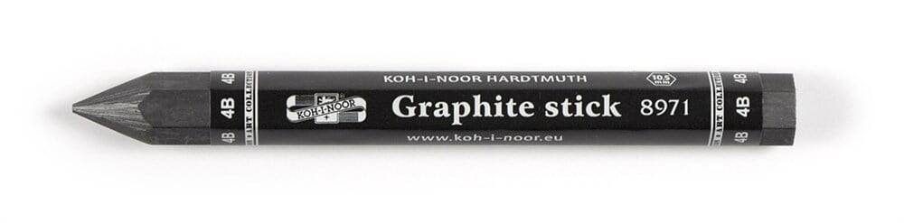 Koh-i-Noor Graphite Stick Jumbo Woodless Grafit Kalemi 8971 4B