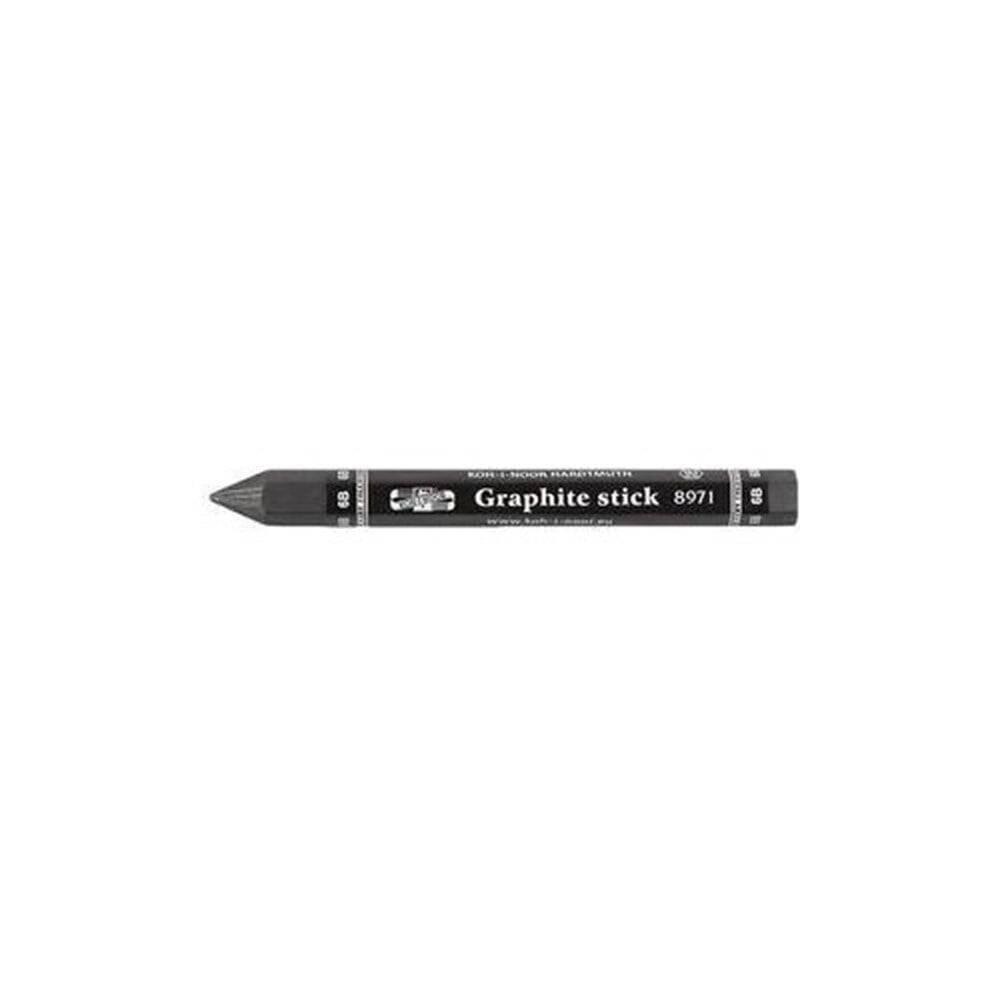 Koh-i-Noor Graphite Stick Jumbo Woodless Grafit Kalemi 8971 6B