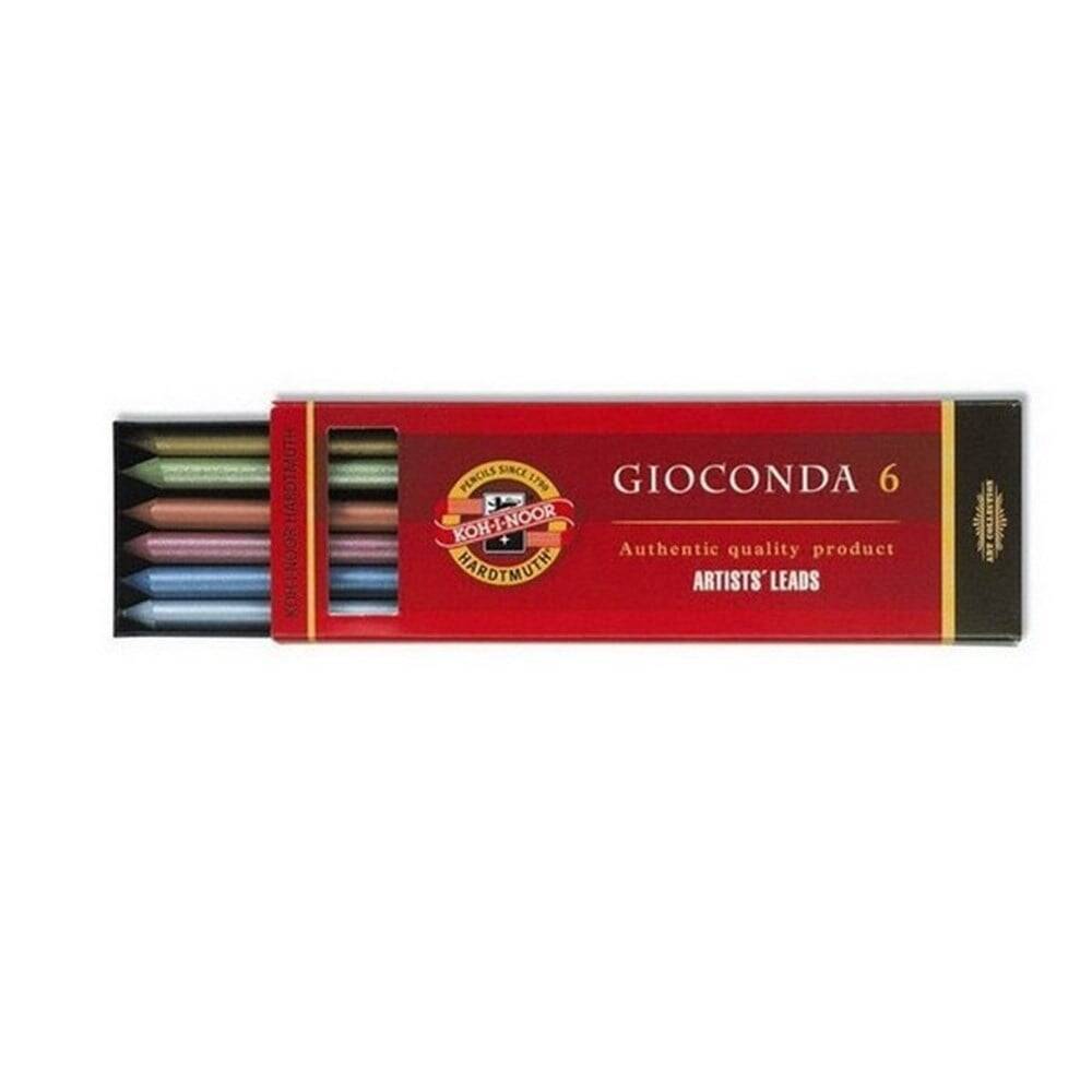 Koh-i-Noor Hardtmuth Portmin Kalem Yedek Ucu 5,6 mm Metalik Renkler 6'lı