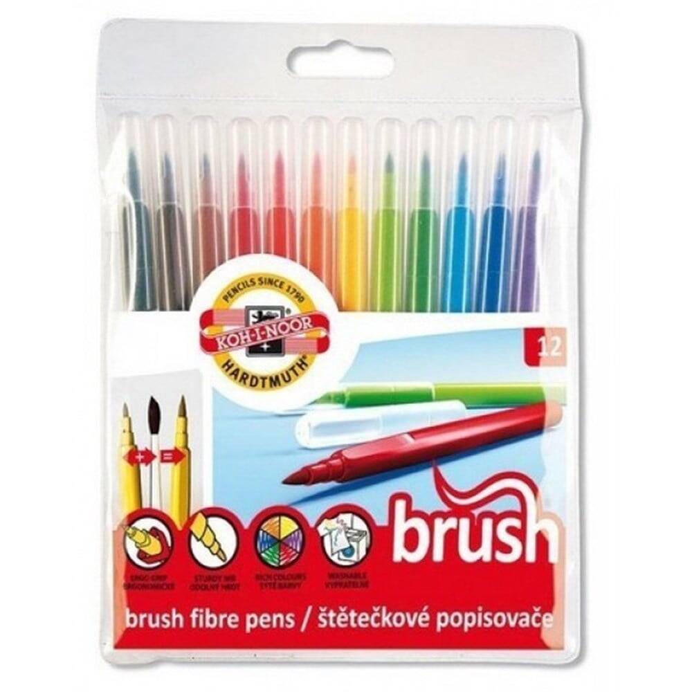 Koh-i Noor Felt Tip Pen Set 12 Colors 1009