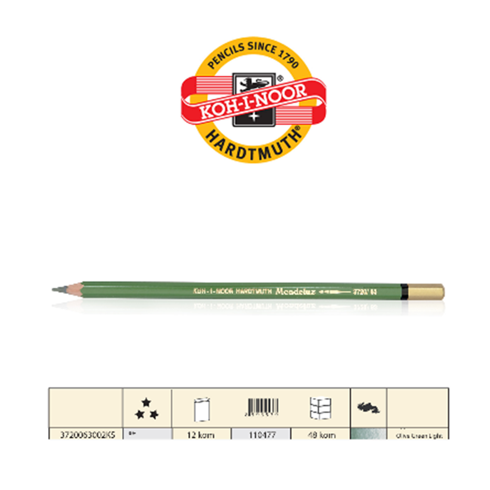 Koh-i-Noor Mondeluz Aquarell Kalem Olive Green Light