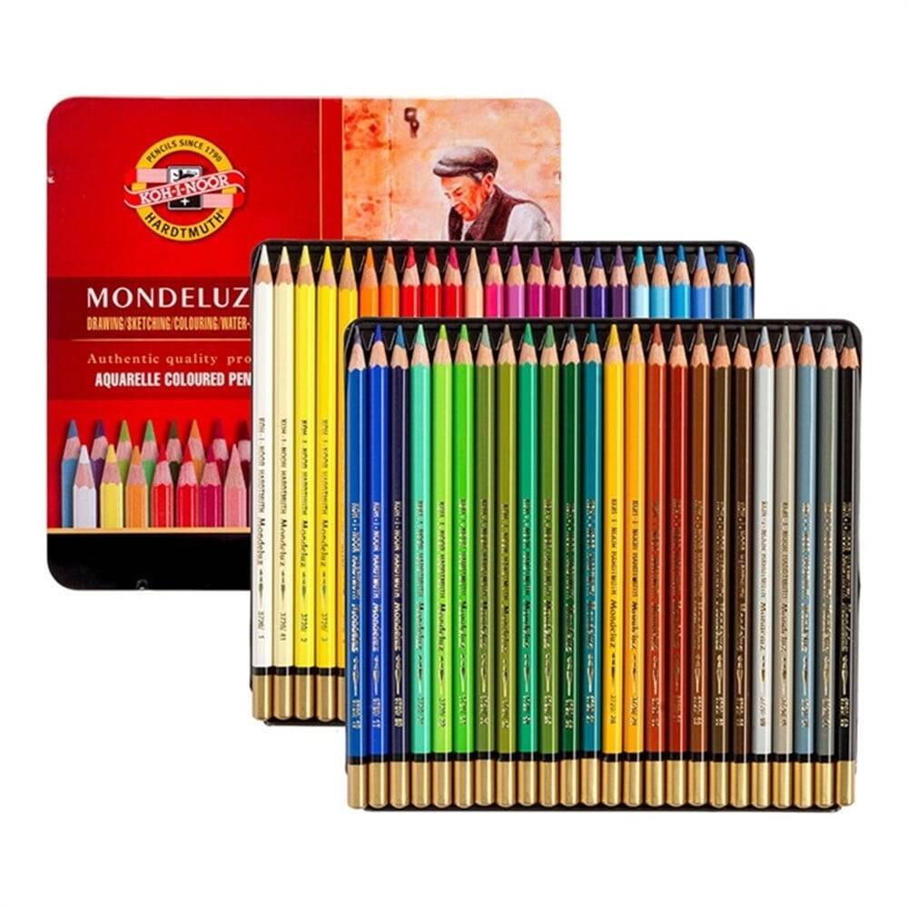 Koh-i Noor Mondeluz Water-Soluble Pencils 48-Pack N:3726