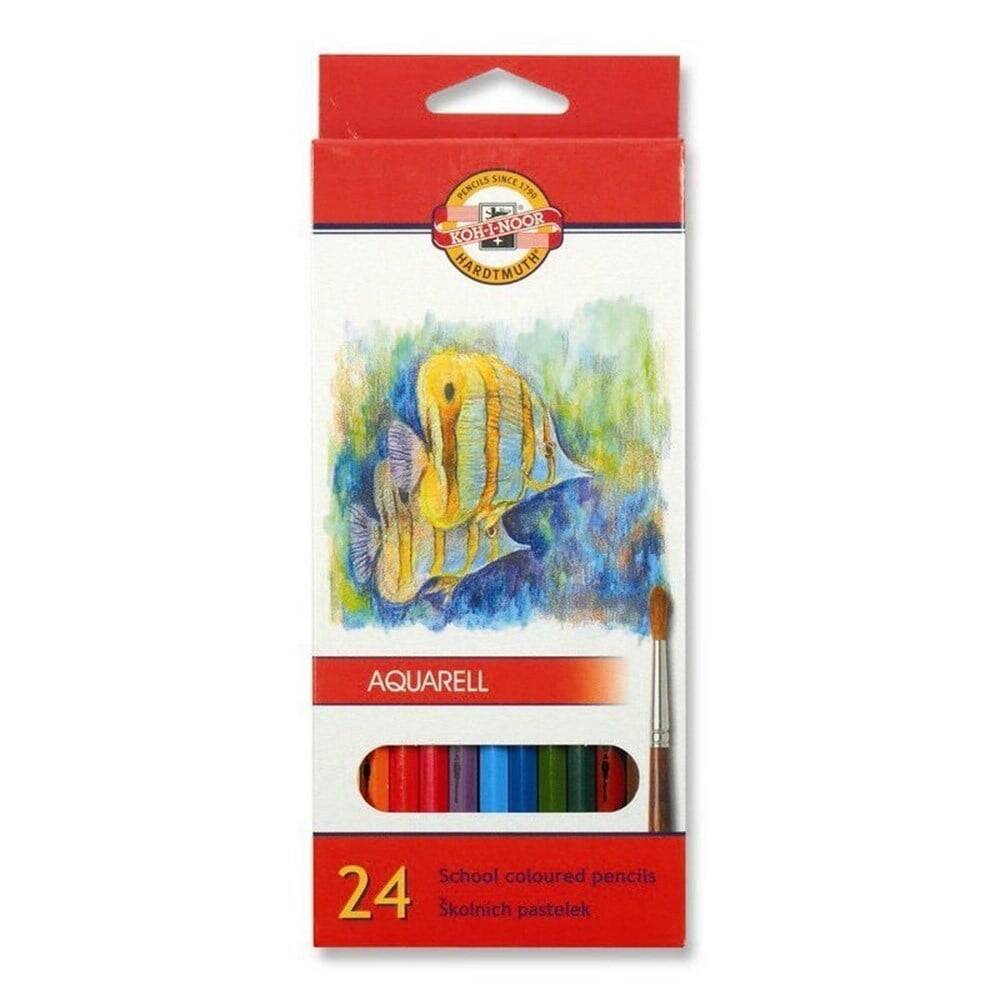 Koh-i Noor Watercolor Pencils - 24 Pieces
