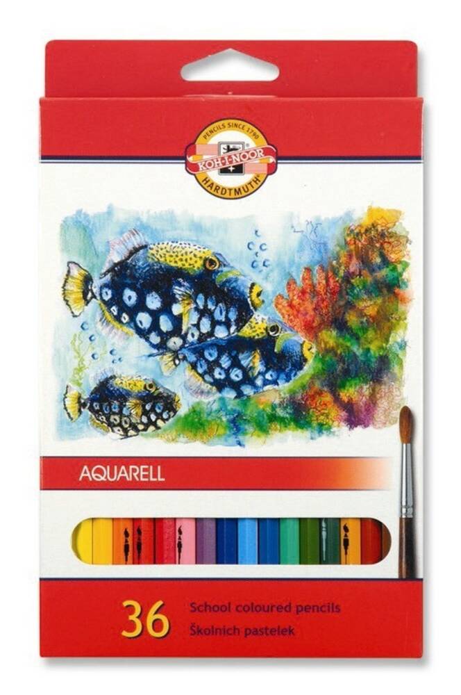 Koh-i Noor Watercolor Pencils - 36 Pieces