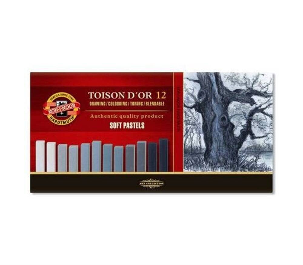 Koh-i Noor Toıson D'or Gri ton Soft Pastel Seti 12'li 8592