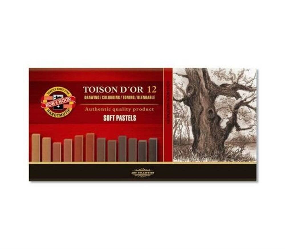 Koh-i Noor Toıson D'or Kahverengi Ton Soft Pastel Seti 8592