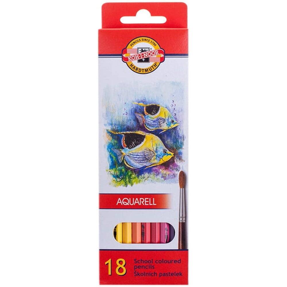 Kohinoor Aquarell Fish 3717 18 pcs