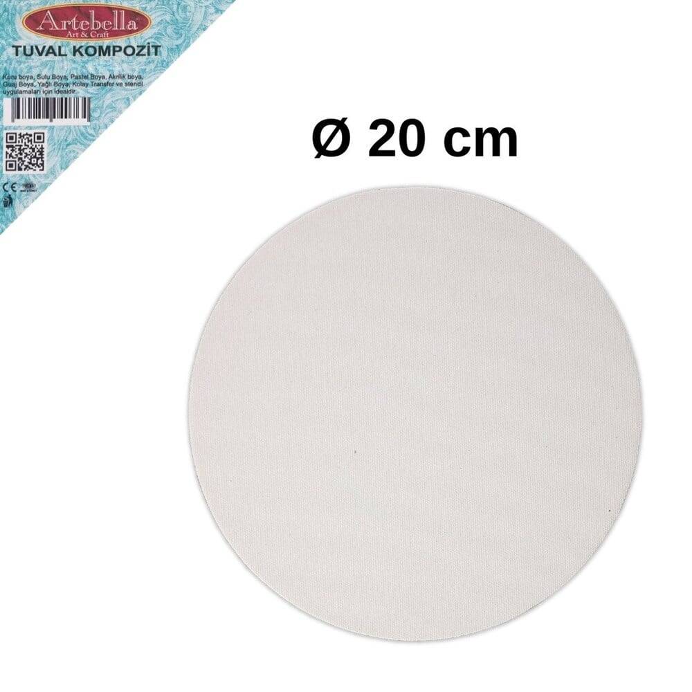 Kompozit Pres Tuval Yuvarlak 20 cm