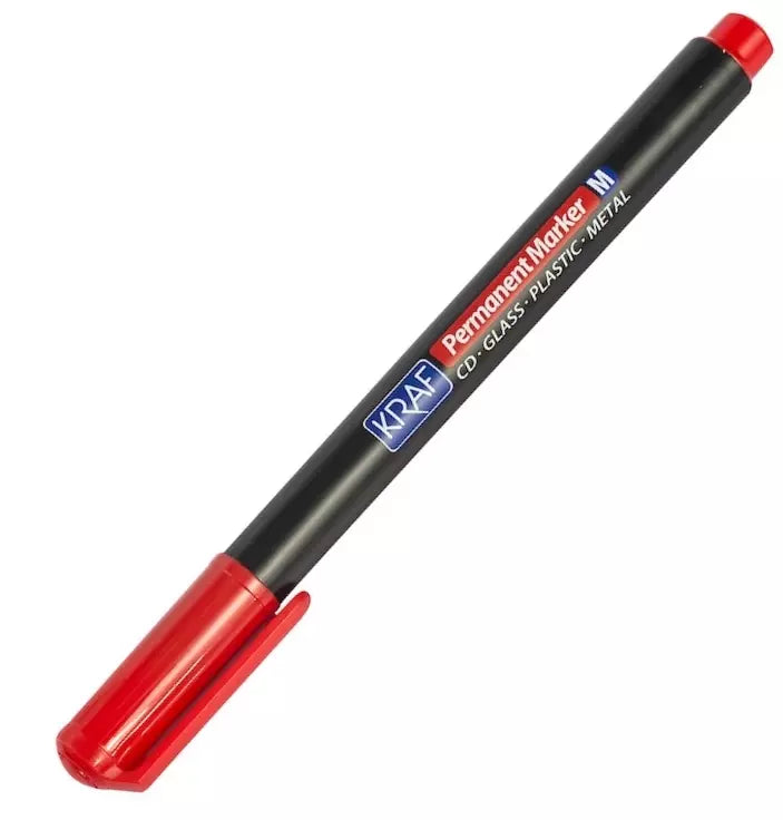 Kraft Acetate Pen OHP Plus (M) 280 Red
