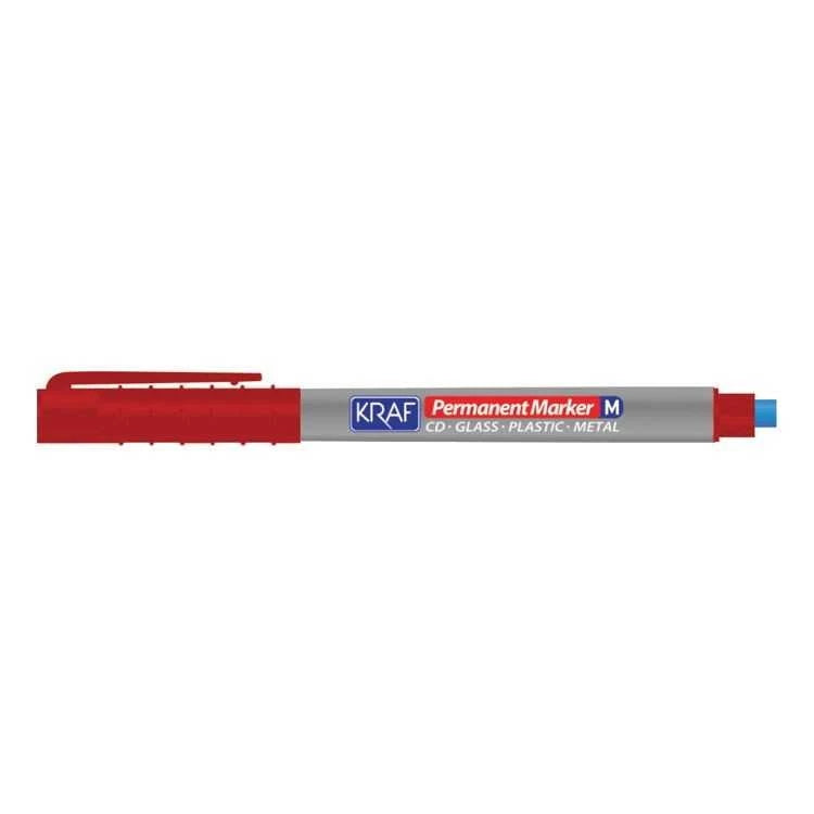 Kraft Acetate Pen with Eraser (M) Red