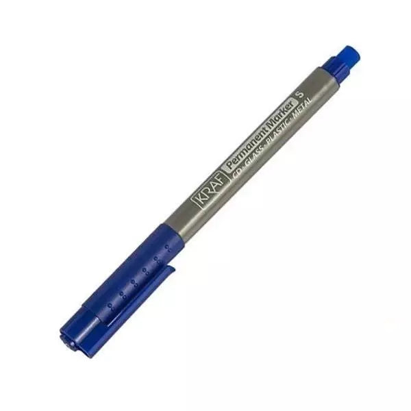 Kraft Acetate Pen with Eraser (S) Blue