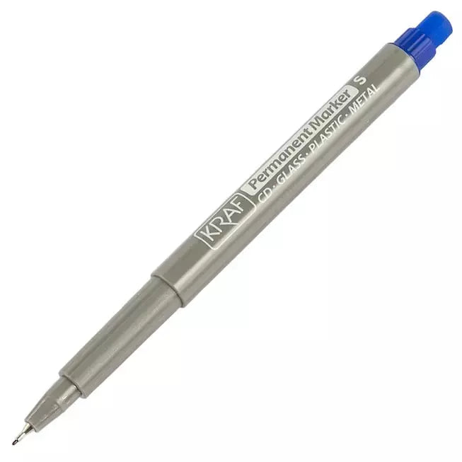 Kraft Acetate Pen with Eraser (S) Blue