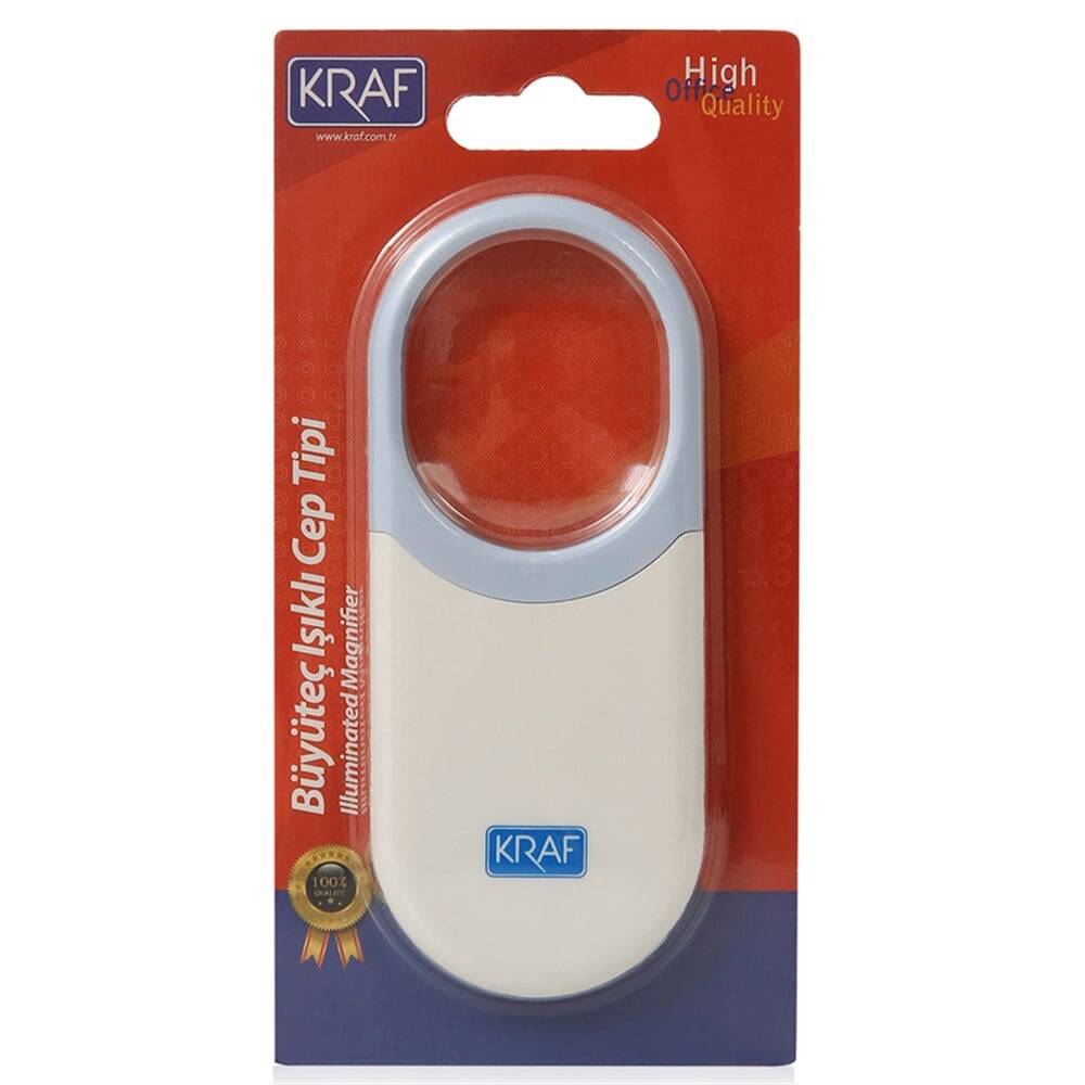 Kraf Büyüteç Işıklı Cep Tip 311G