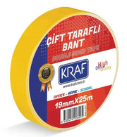 Kraf Çift Taraflı Bant 19Mmx25M