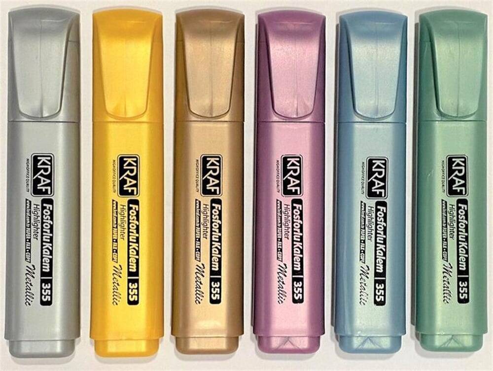 Kraf Highlighter Pens Pack of 6