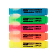 Kraf Fosforlu Kalem Highlighter5'li 1-5 mm