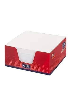 Kraft Cube Block White 9x9 cm 115 g