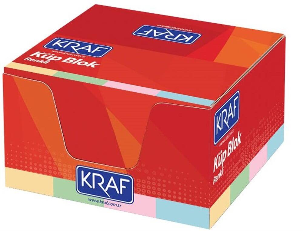 Kraft Cube Block Colored 8x8 cm 117G