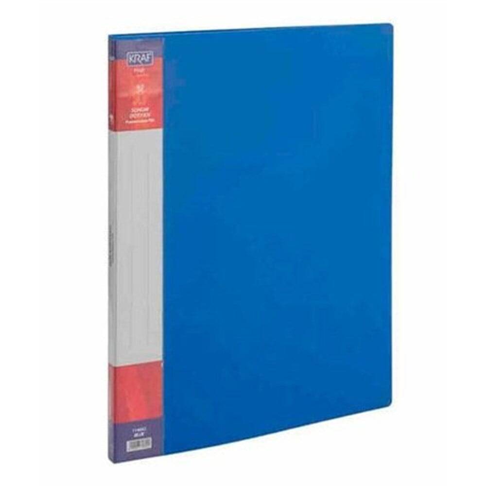 Kraft Presentation File A4 20-Piece Blue
