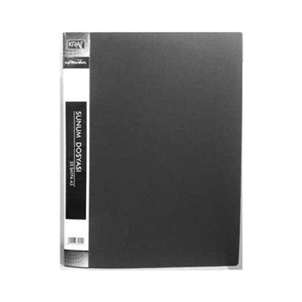 Kraft Presentation File A4 80-Piece Black