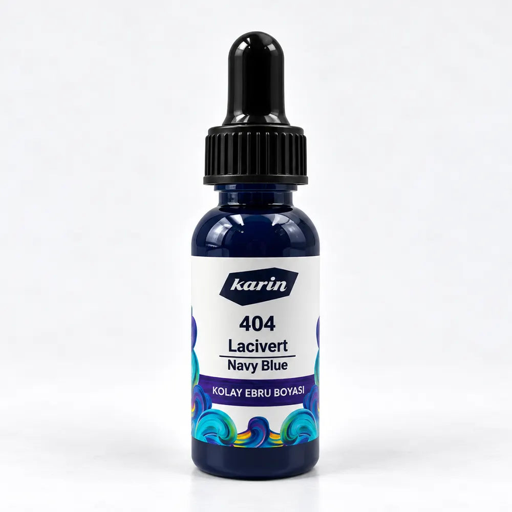 Karin Kolay Ebru Boyası 404 Lacivert 30 cc