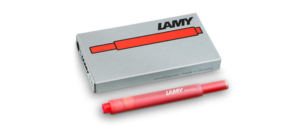 Lamy Fountain Pen Cartridge Red