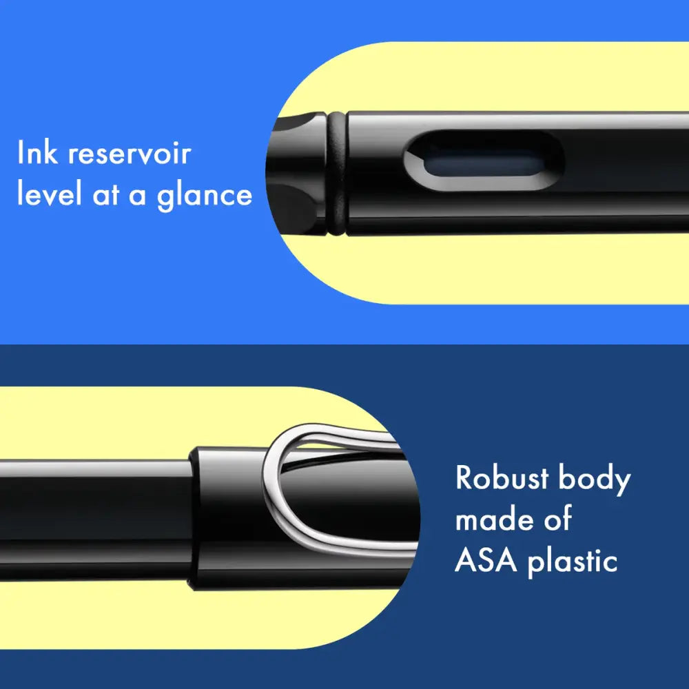Lamy Safari Dolma Kalem Metal Klips M Uç Siyah