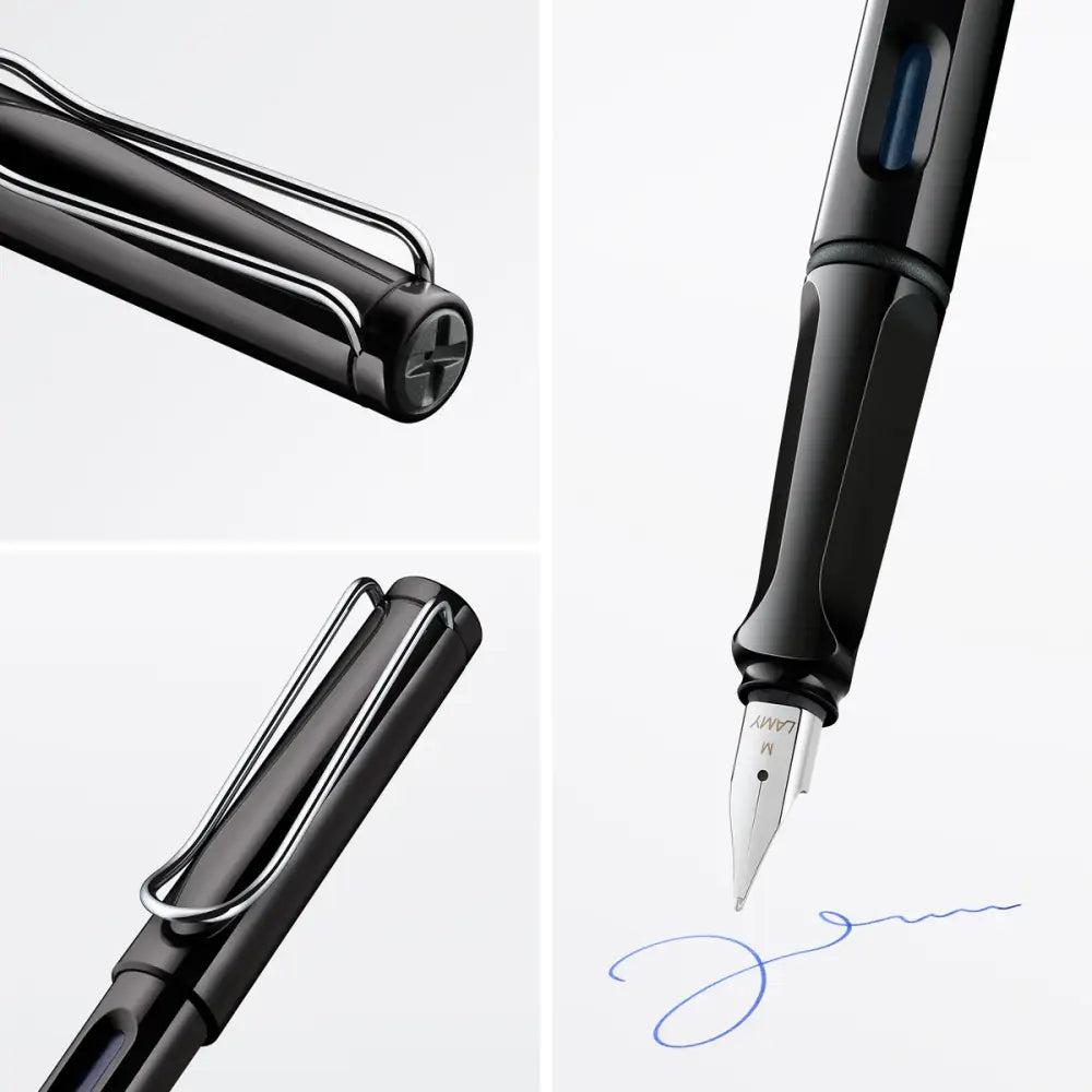Lamy Safari Dolma Kalem Metal Klips M Uç Siyah