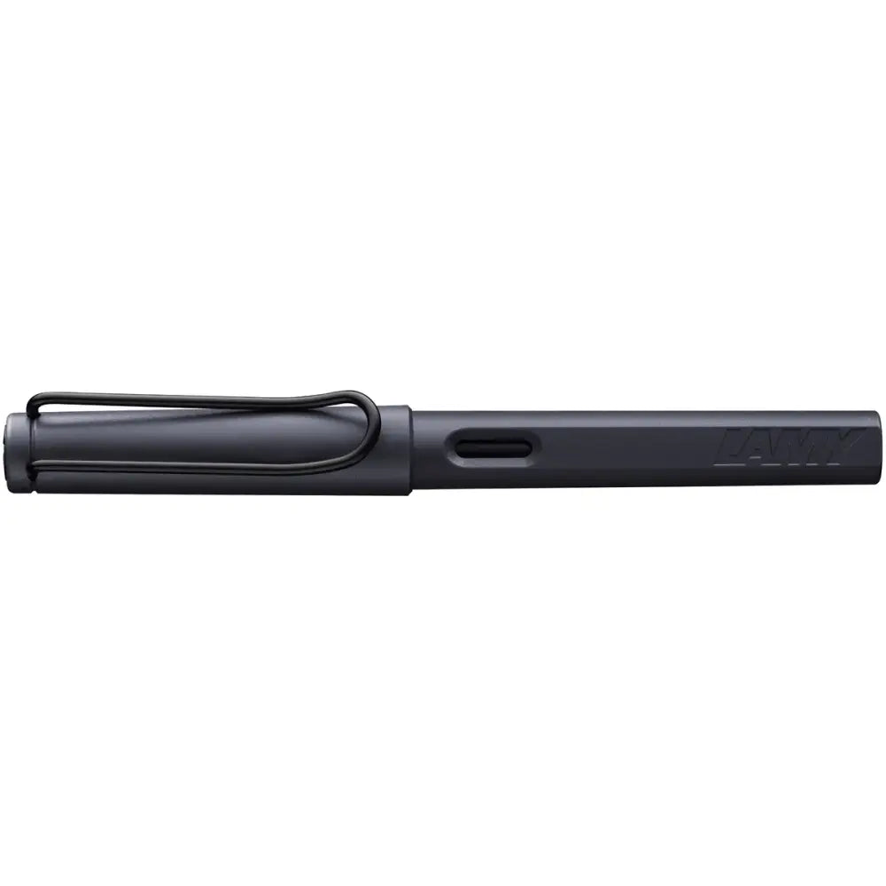 Lamy Safari Fountain Pen Metal Clip M Nib Steel Black