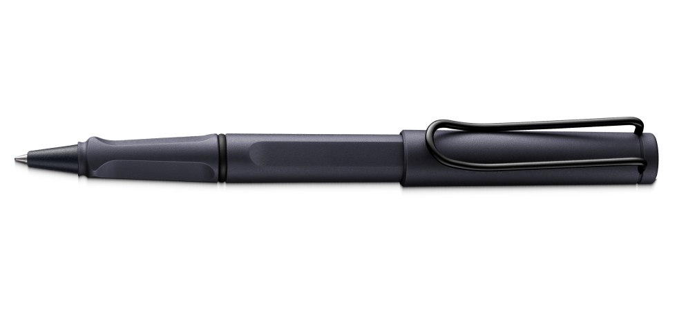 Lamy Safari Roller Kalem Metal Klips Steel Black