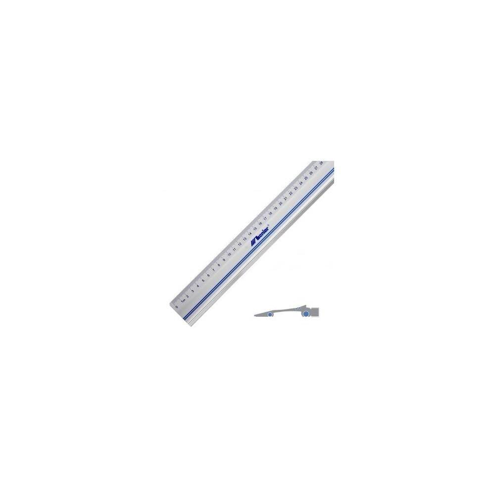 Leniar Non-Slip Ruler Aluminum 40 Cm