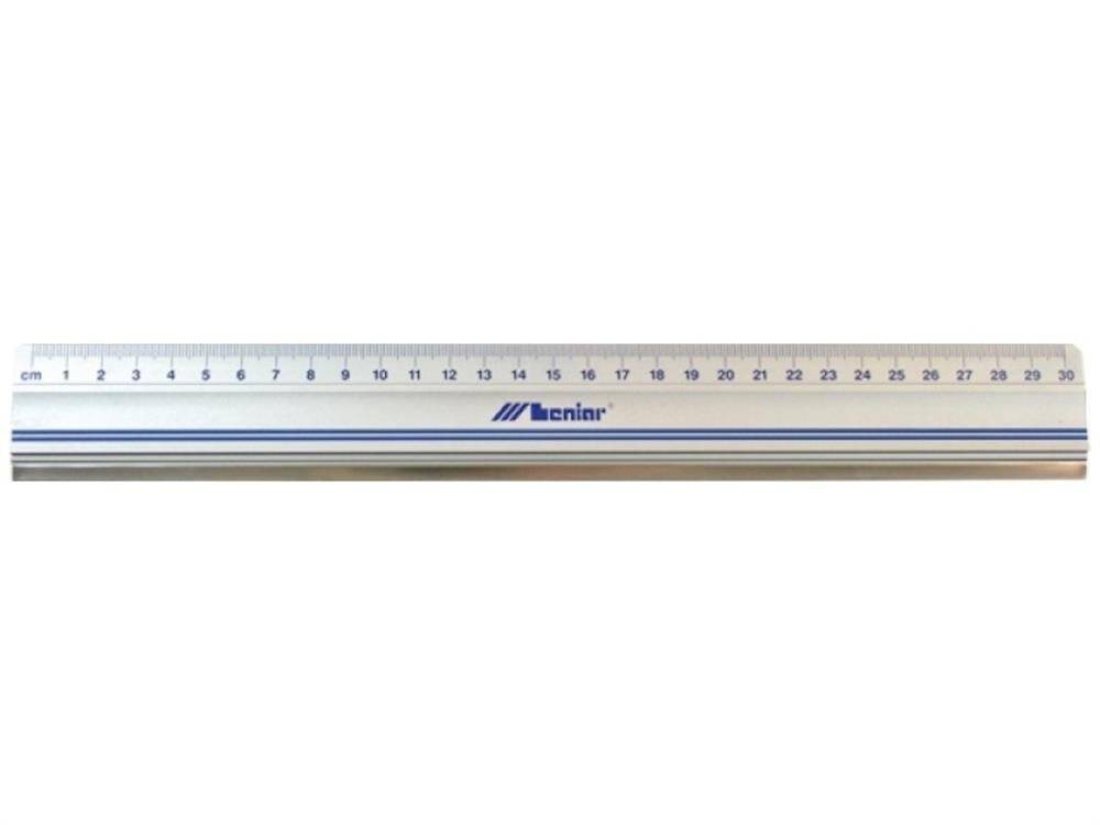 Leniar Non-Slip Ruler Aluminum 40 Cm