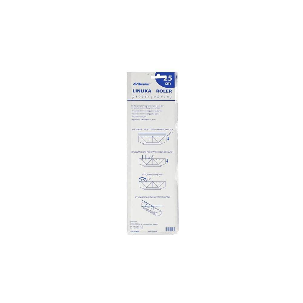 Leniar Profesyonel Rolling Ruler 25 cm