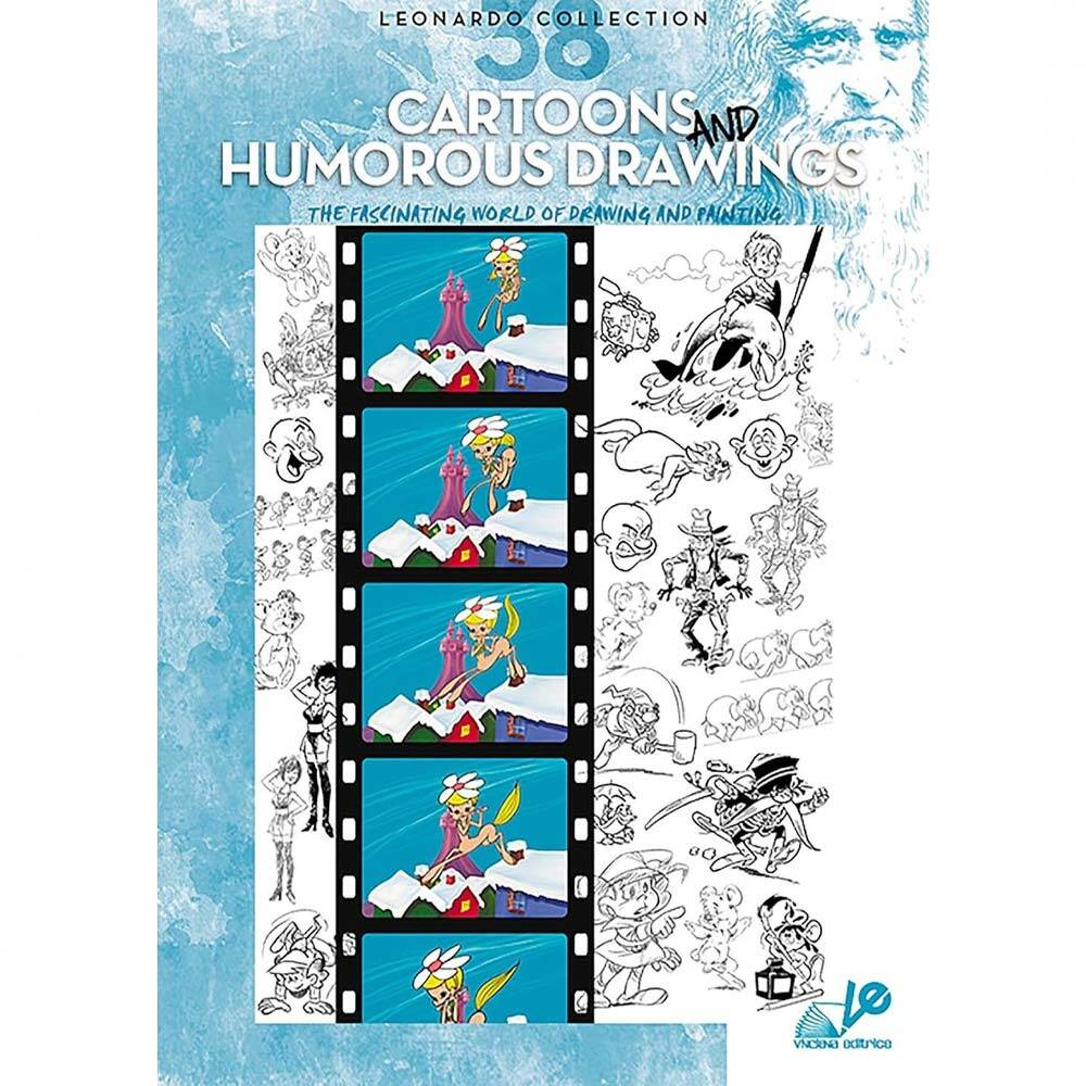 Leonardo Collection Drawing Book Cartoons Humorous Drawing N: 38 Humorous Series Cartoon Drawing N: 38