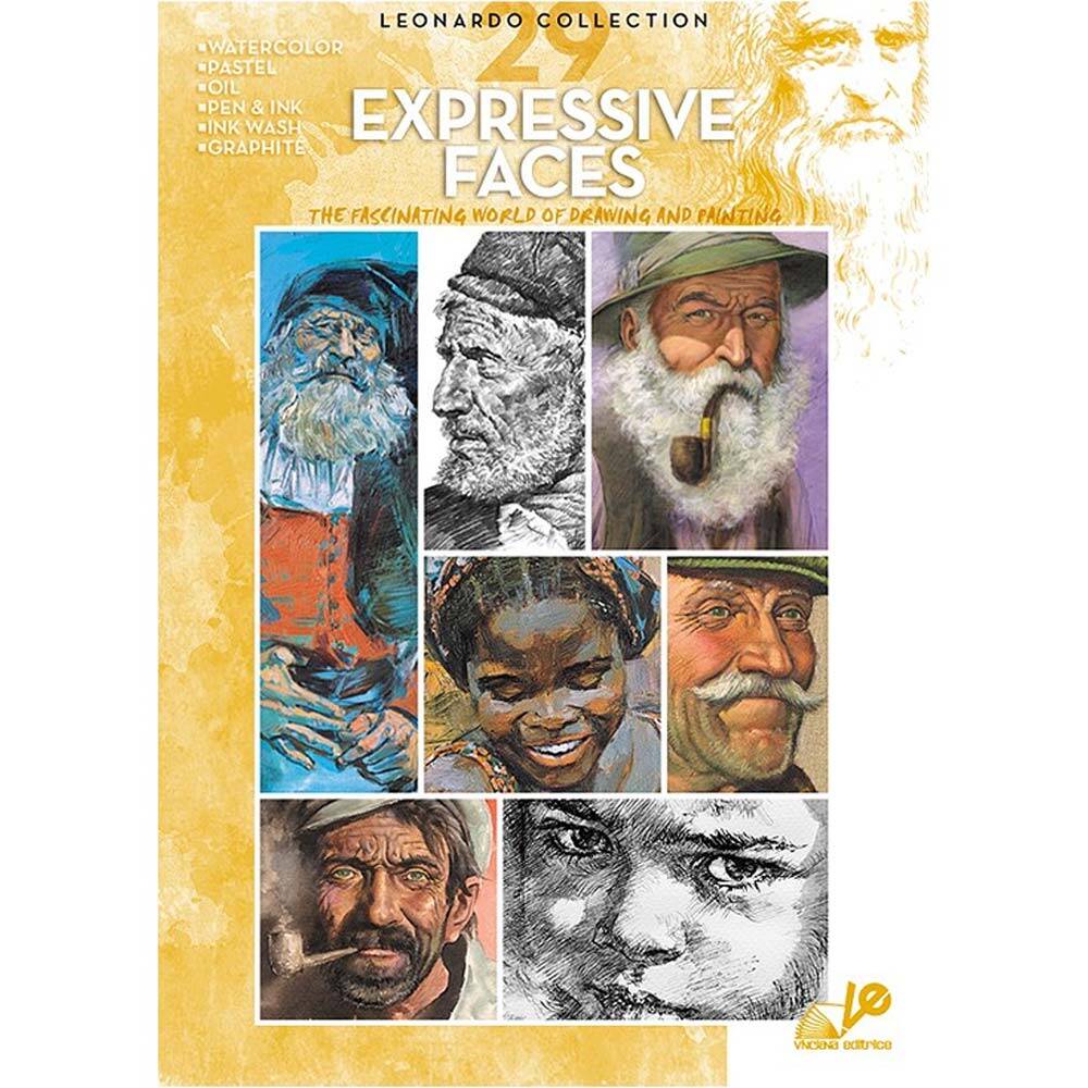 Leonardo Collection Drawing Book Characteristic Faces No 29 Characteristic Faces N: 29