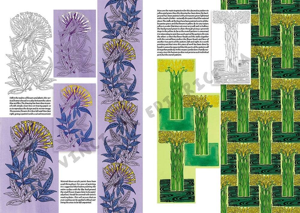 Leonardo Collection Drawing Book Decorative Patterns N: 40 Decorative Patterns N: 40