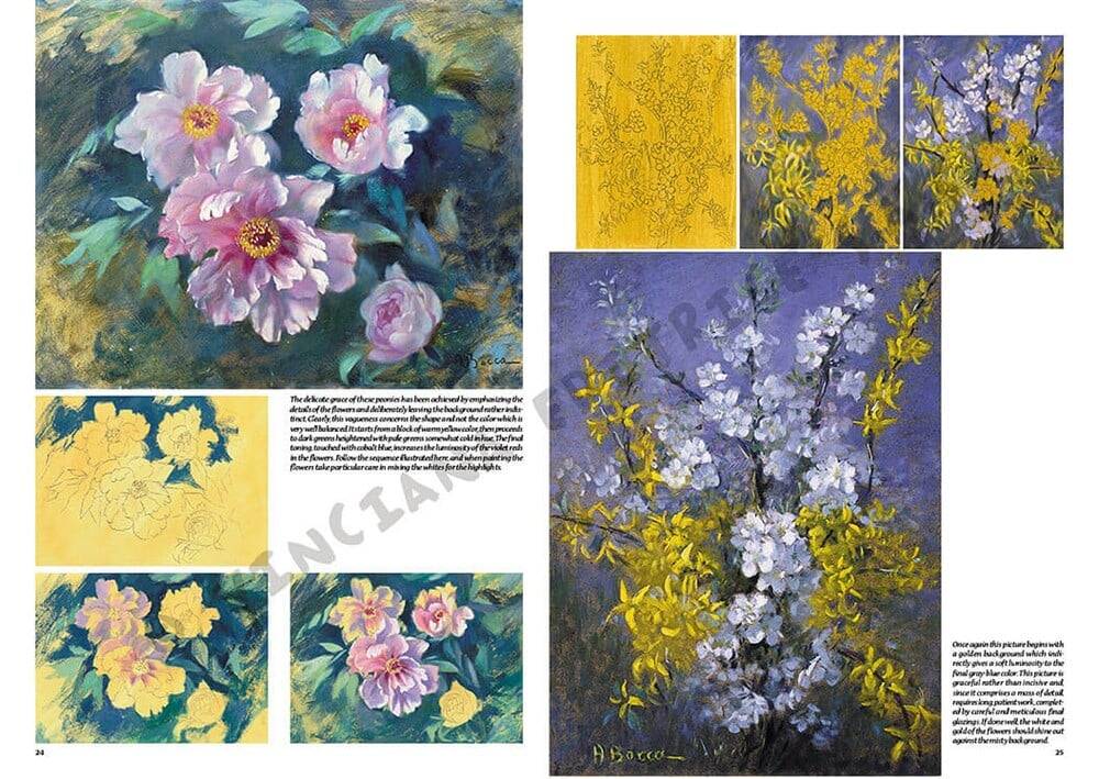 Leonardo Collection Drawing Book Flowers N: 21 Flowers N: 21