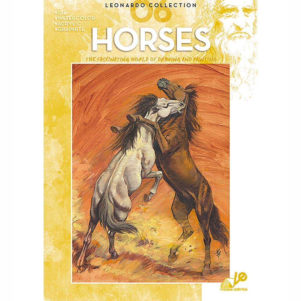 Leonardo Collection Drawing Book Horses No: 6 Horses N: 6