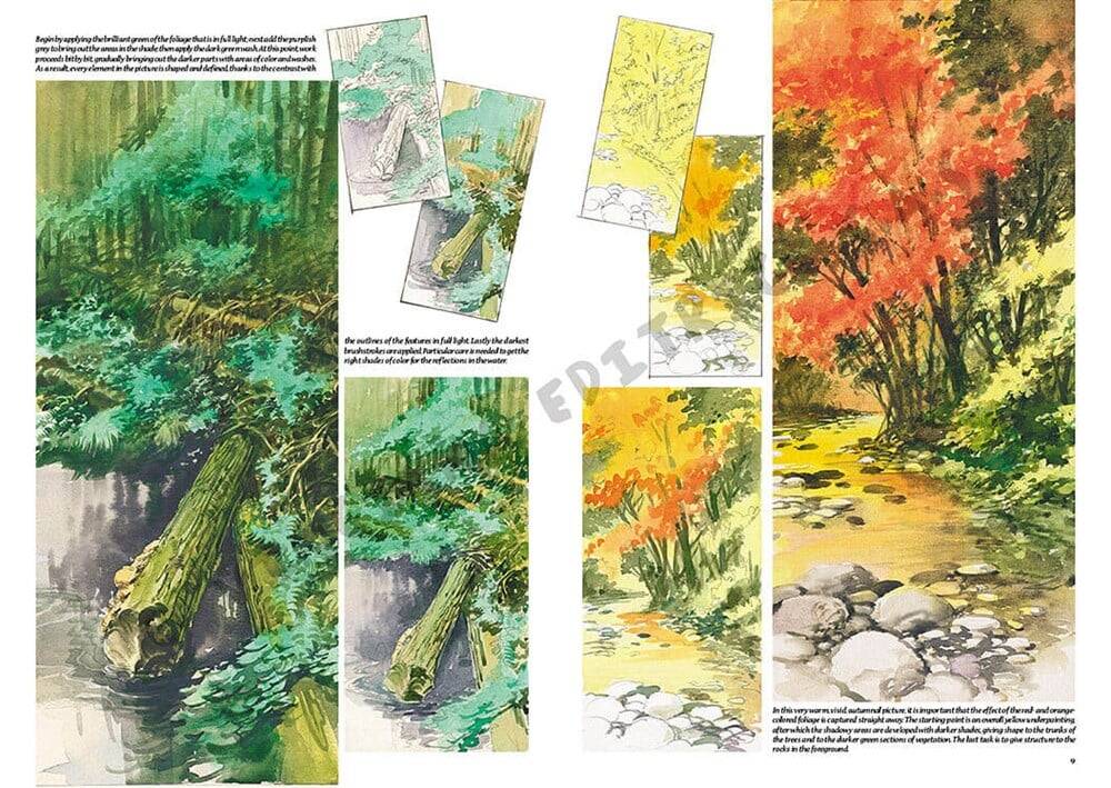 Leonardo Collection Drawing Book Landsapes N: 15 Landscapes N: 15