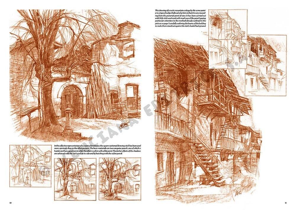 Leonardo Collection Drawing Book Landsapes N: 17 Landscapes N: 17