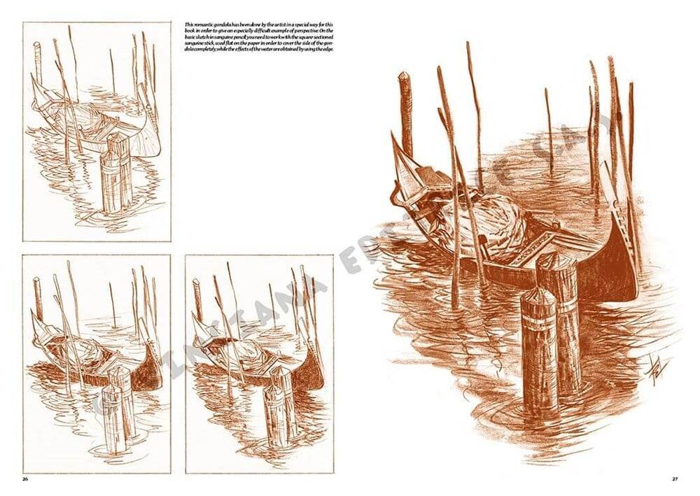 Leonardo Collection Drawing Book Landsapes N: 17 Landscapes N: 17